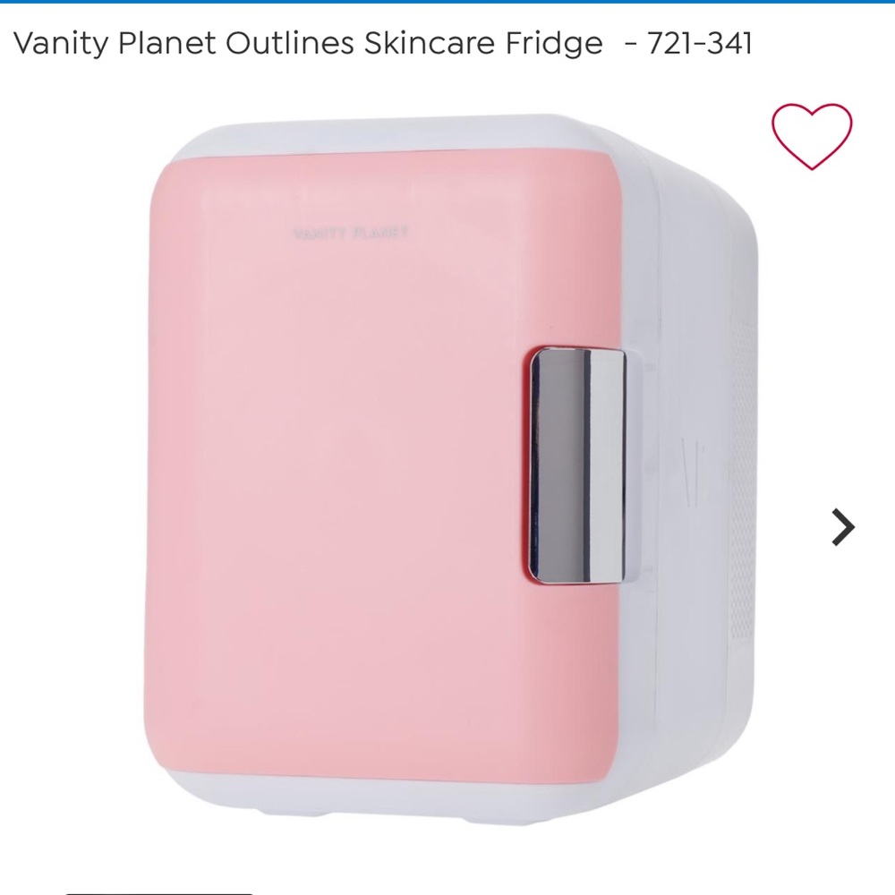 Vanity planet skincare fridge cosmetic storage